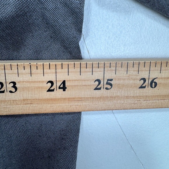 Saks Fifth Avenue Exclusive Dress Shirt Men 16 41 32/33 Gray Single Needle Italy - Picture 6 of 7